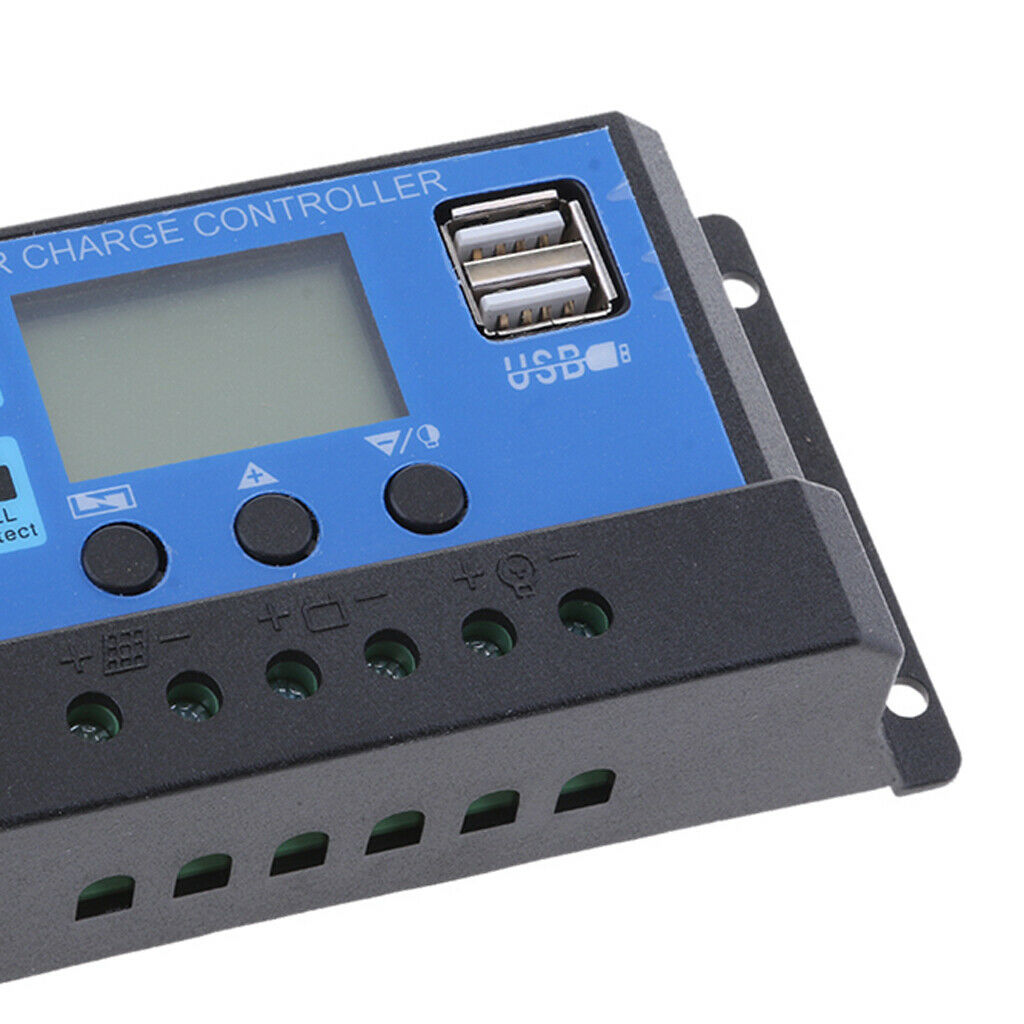 10A PWM Solar Battery Panel Charger Controller Regulator with LCD