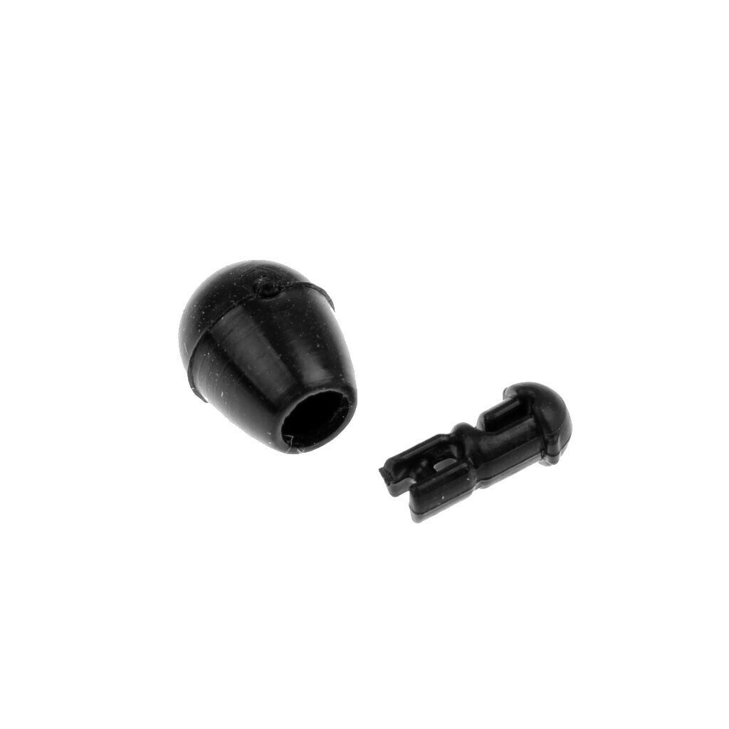 20 Pieces Plastic Quick Change Beads Method Feeder Innovations Black