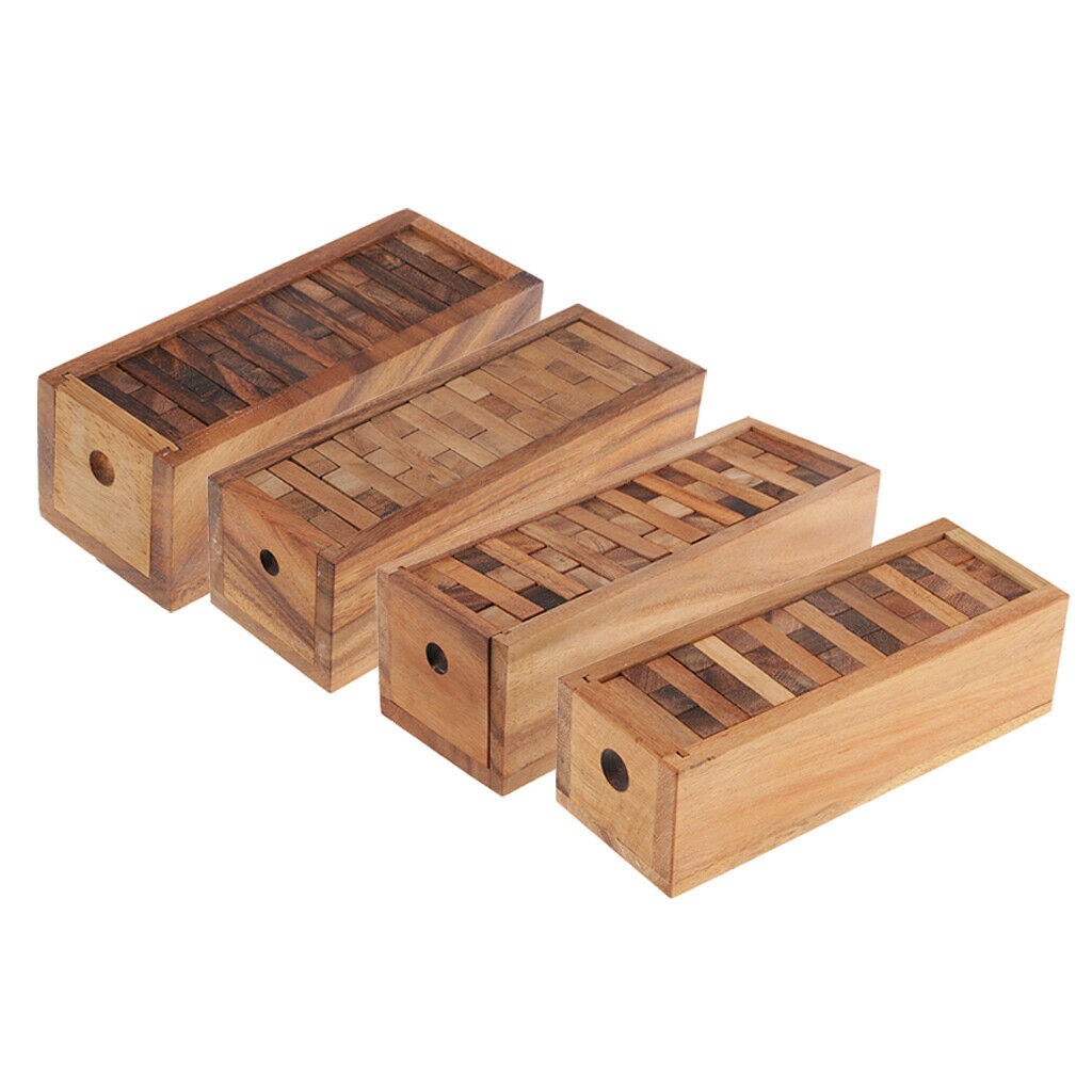 120pcs Wooden Dominos Block + Tower Wood Block Stacking Family Game for Kids