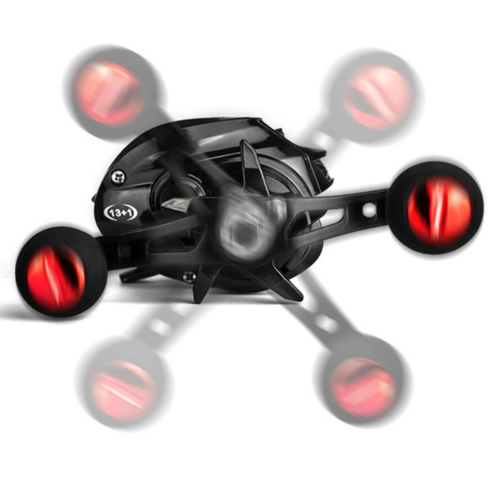2X Baitcasting Reels 7.2:1 Gear Ratio Fishing Reel 8kg Max Drag Right Hand
