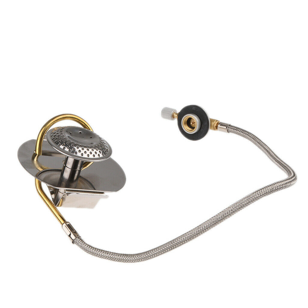 2X Stainless steel exterior propane gas stove split burner with preheating