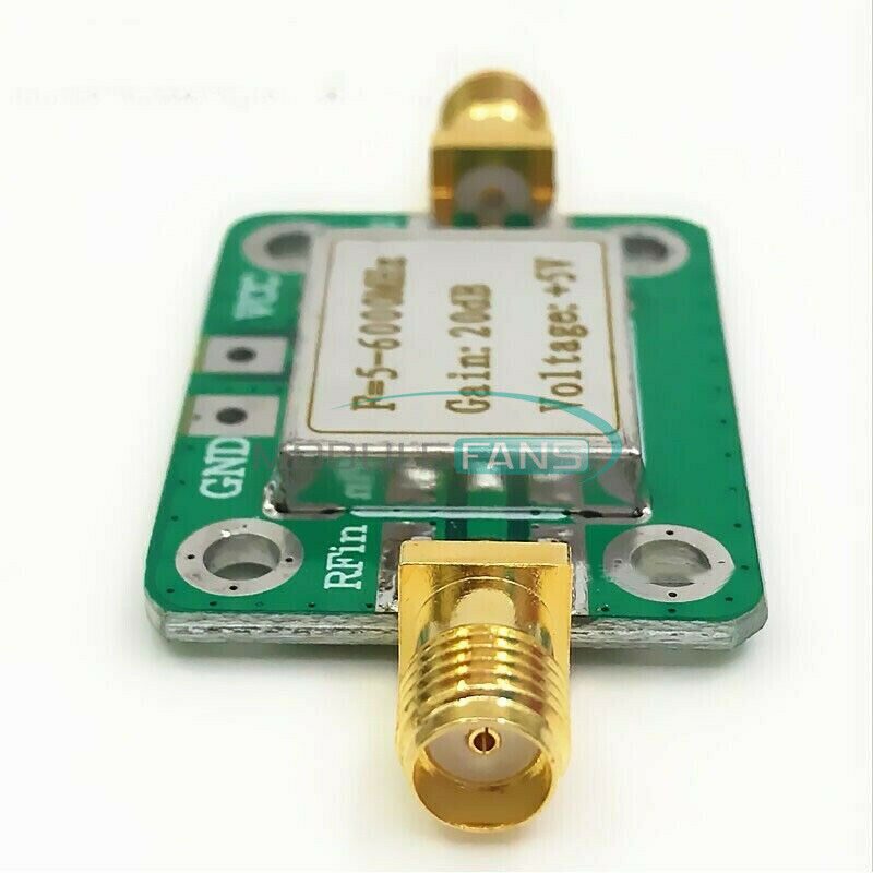 5M-6GHz RF Amplifier Ultra Wideband Gain 20dB Medium Power Amplifier Board