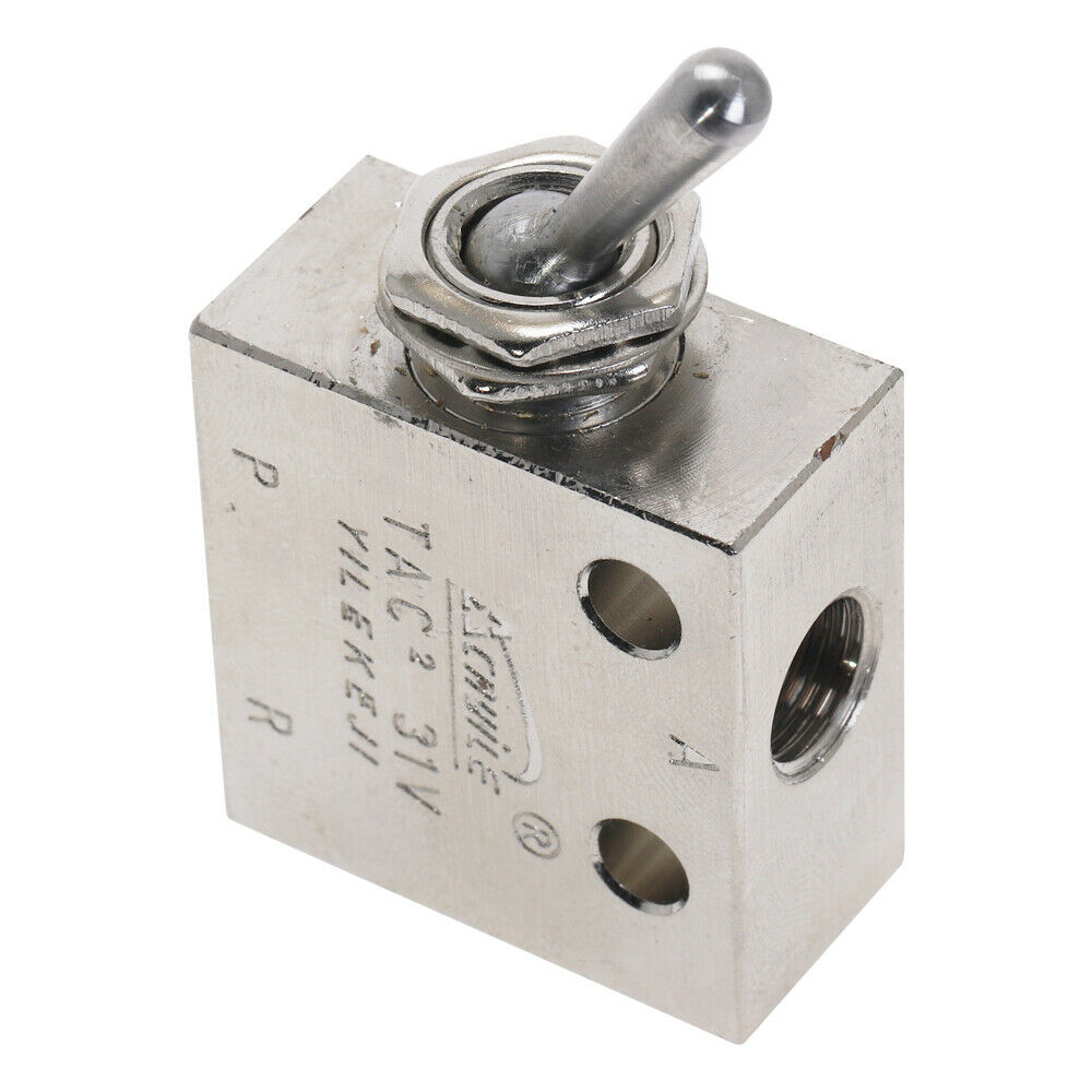 Toggle Valve Tac2-31V1/8"pt 2 Position 3 Way Pneumatic Knob Control On Off