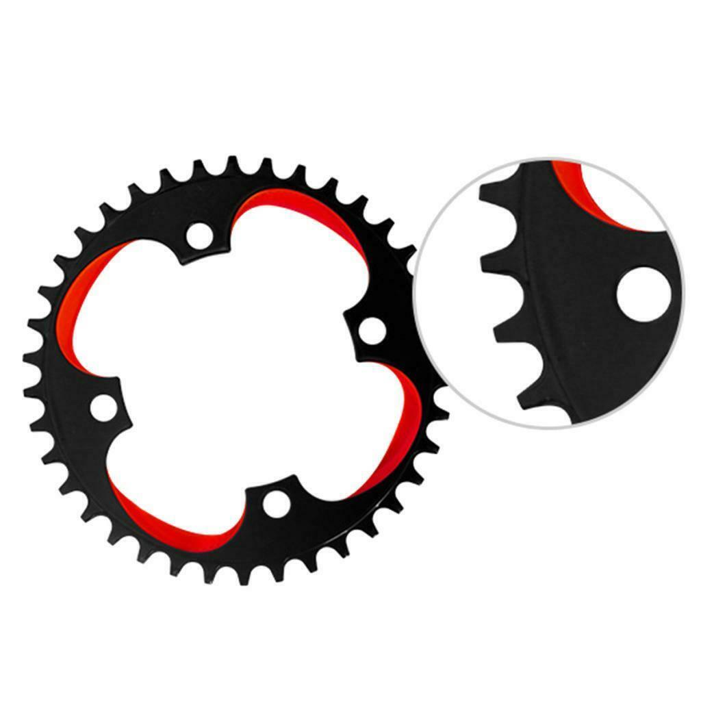 Sprockets Single Speed Bike Round Alloy Ring Derailleur Black+Red 32T
