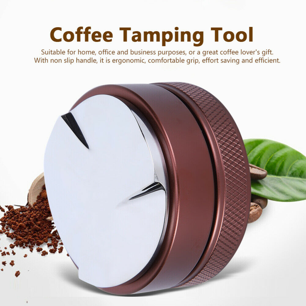 Stainless Steel Coffee Tamper Distributor Coffee Powder Tamping Tool for Office