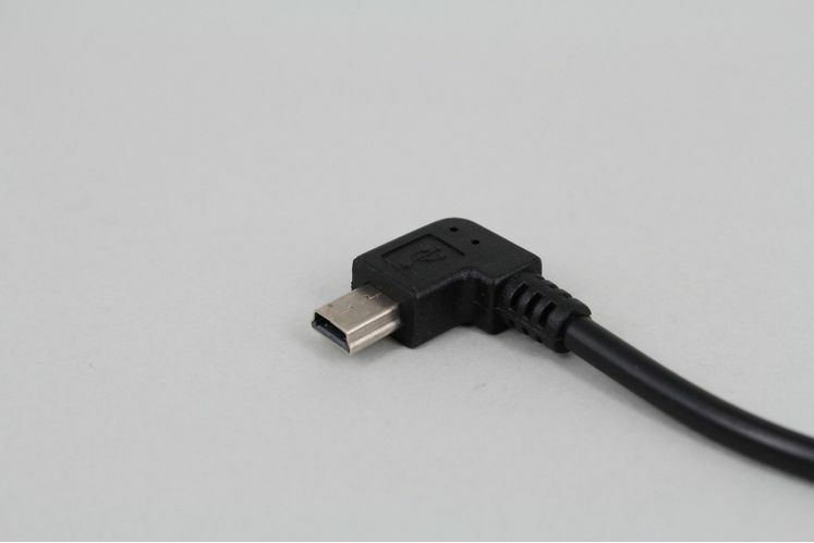 20cm USB 2.0A Right male plug to Mini B 5P Right Angle Male plug.Cable Adapte XC