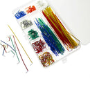 140 Pcs U Shape Solderless Breadboard Jumper Cable Wire Kit for Arduino Shield