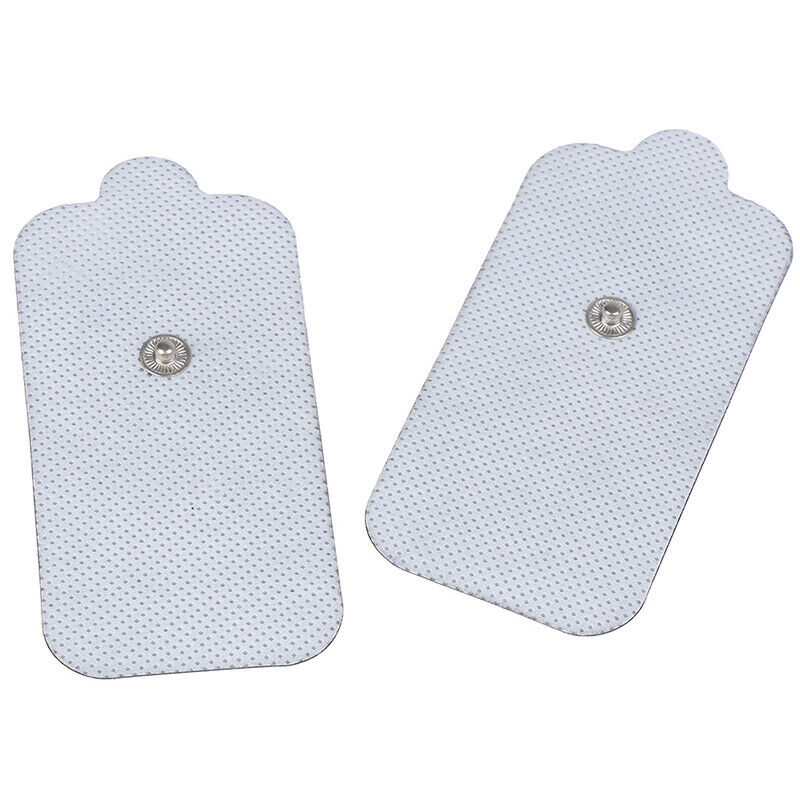 10pcs 5*9cm Silicone Gel Button Electrode Pads Tens Electrodes Digital Massag Rf