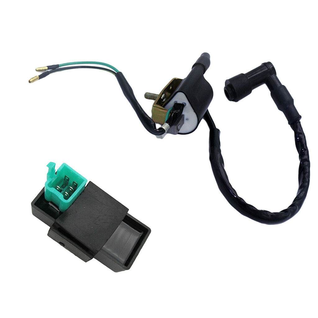 Ignition Coil + CDI  90cc 110cc 125cc 140cc PIT PRO Quad Dirt Bike ATV Buggy