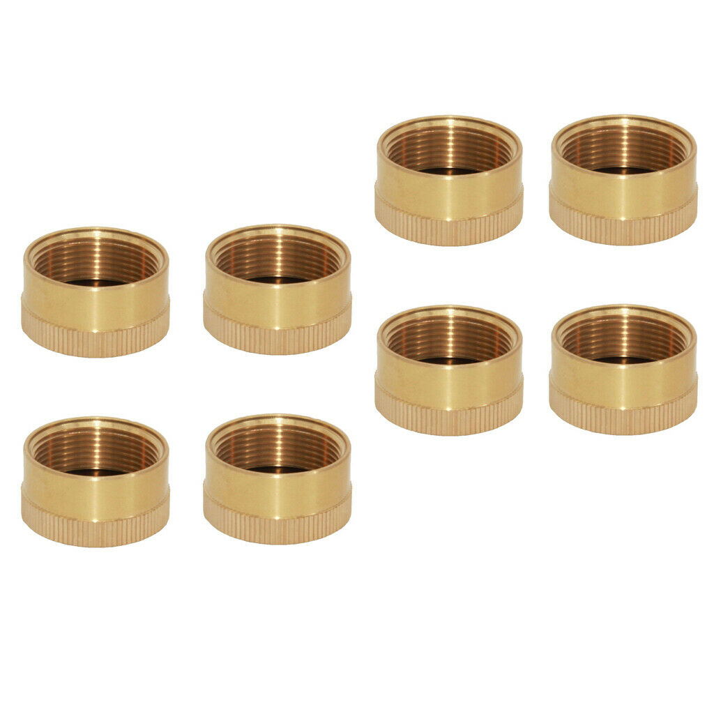 8pcs 1 LB Propane Brass  Refill Coupler Gas Bottle Tank Sealed Protective