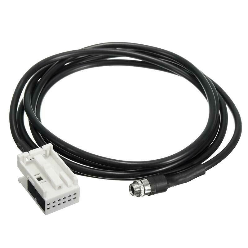 Car 3.5Mm 12Pin Female Audio Music Aux Cable Input Adapter for Mercedes Benz WT1