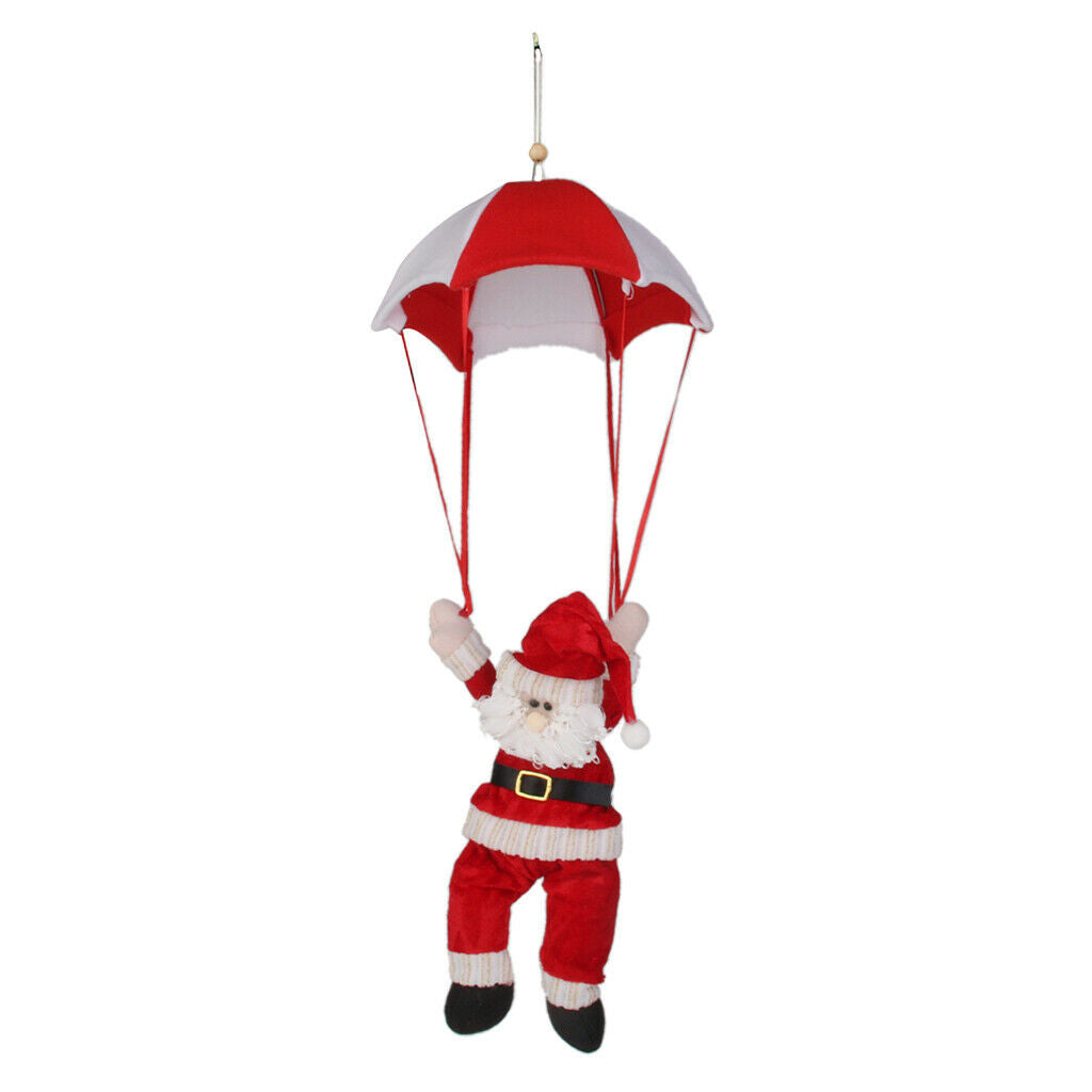 Parachute Santa Decor Xmas Parachute Christmas Santa Crafts Child Toys