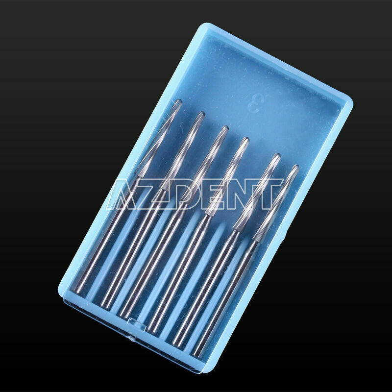 5Packs Dental FG Zekrya Surgical Carbide Cutters Finishing Burs Root Canal 28MM