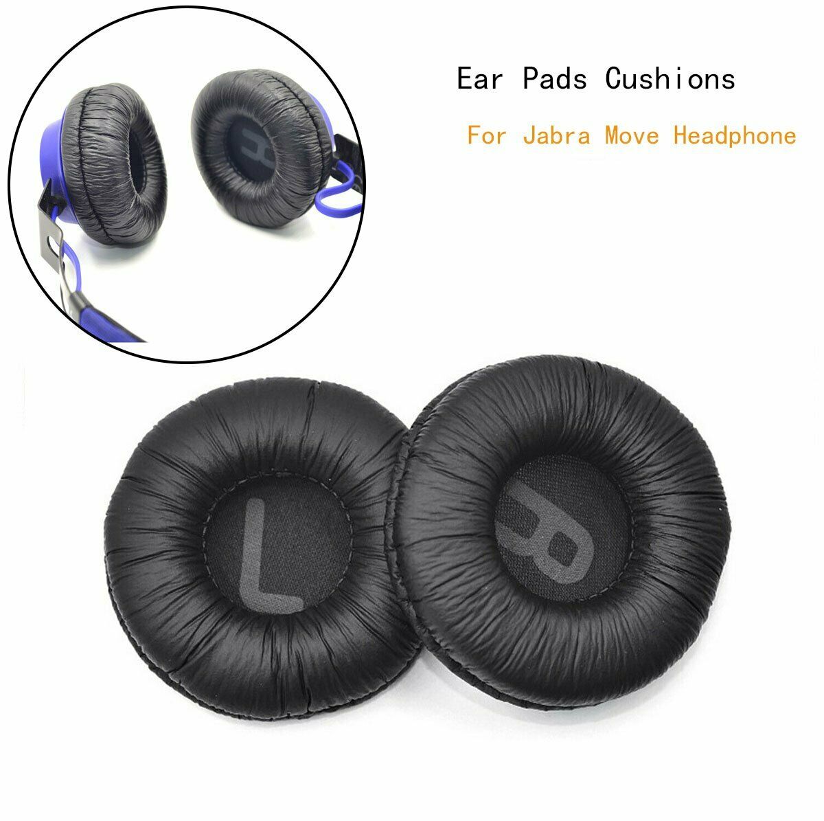 1 Pair Ear Pads Cushions Cups Replacemment For Jabra Move Wireless Headphone SUK