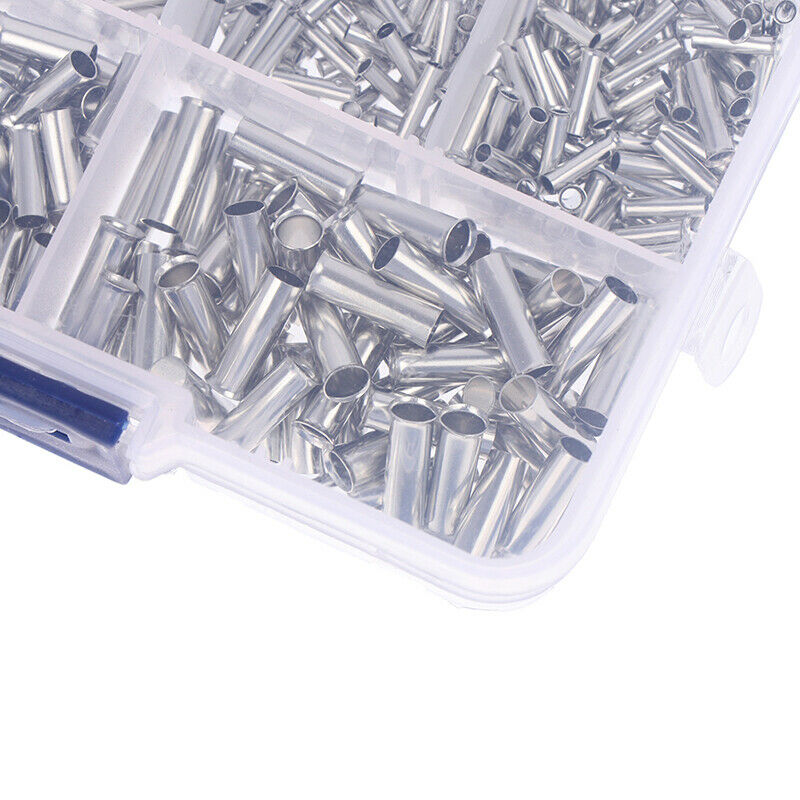 600Pcs 0.5-6.0mm2 Bootlace Ferrules Cord End Electrical Cable Crimp Terminal LS