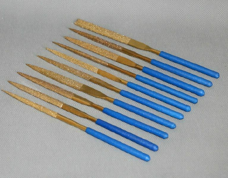 Mix type Set 10pcs Coat titanium Needle File tool [M1]