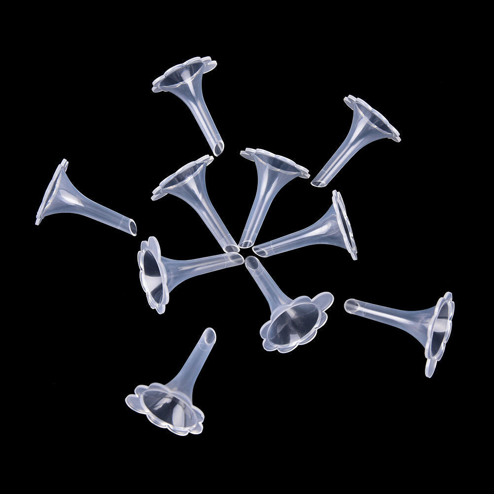 10XSmall Plastic Funnels Perfume Diffuser Bottle Mini Liquid Oil Funnels Lab.DD
