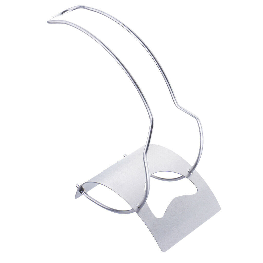 1 Piece Stainless Steel Red Wine Bottle Holder Transparent  Display Stand