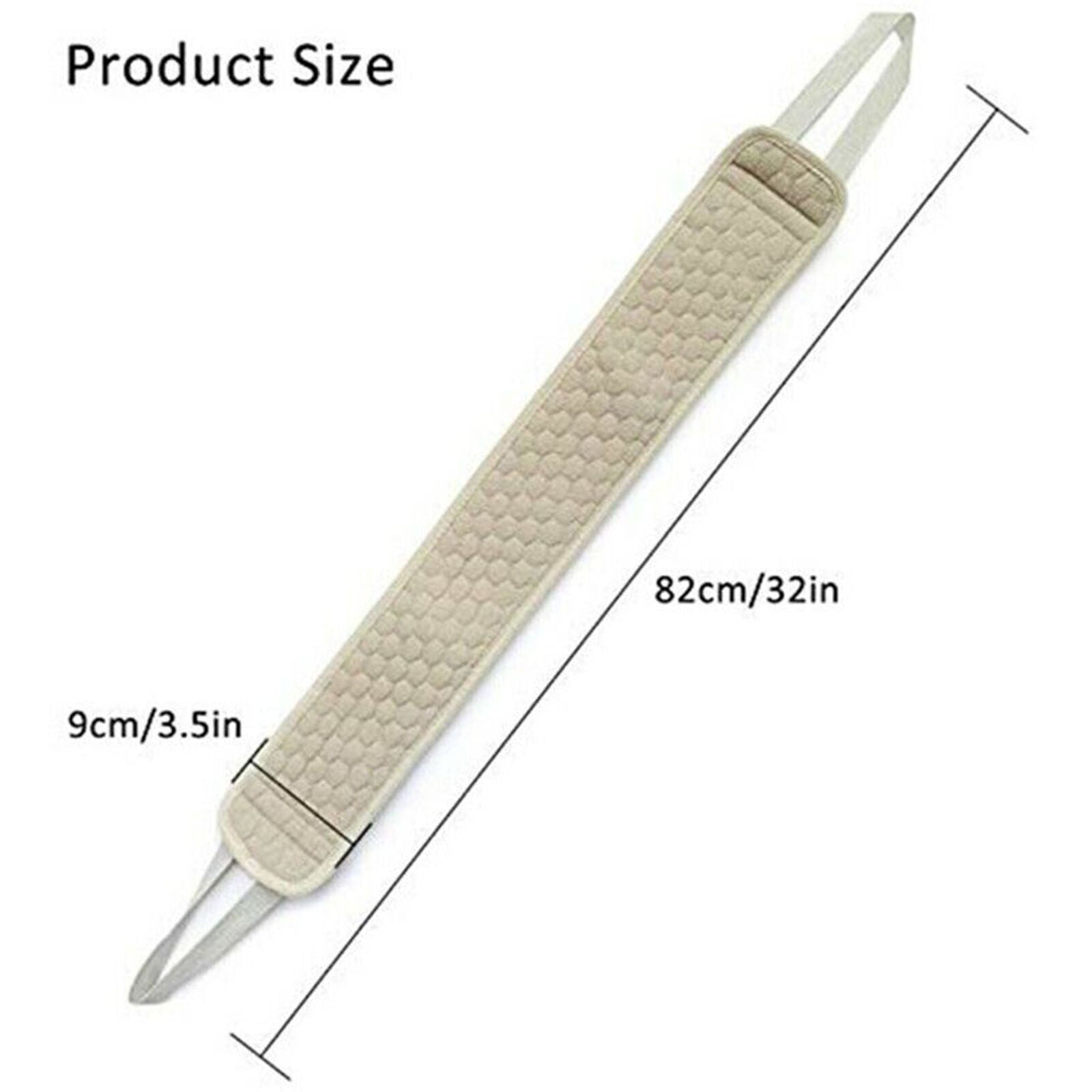 1 *Double Sided Back Strap Long Scrubber Bath Shower Spa Body Exfoliating Best