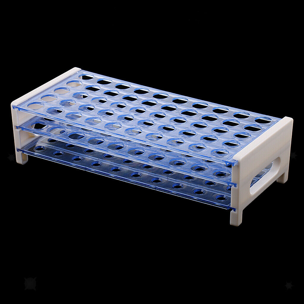 16mm 50 Vents Lab Test Tube Rack Holder Pipe Stand Support Laboratory Supply