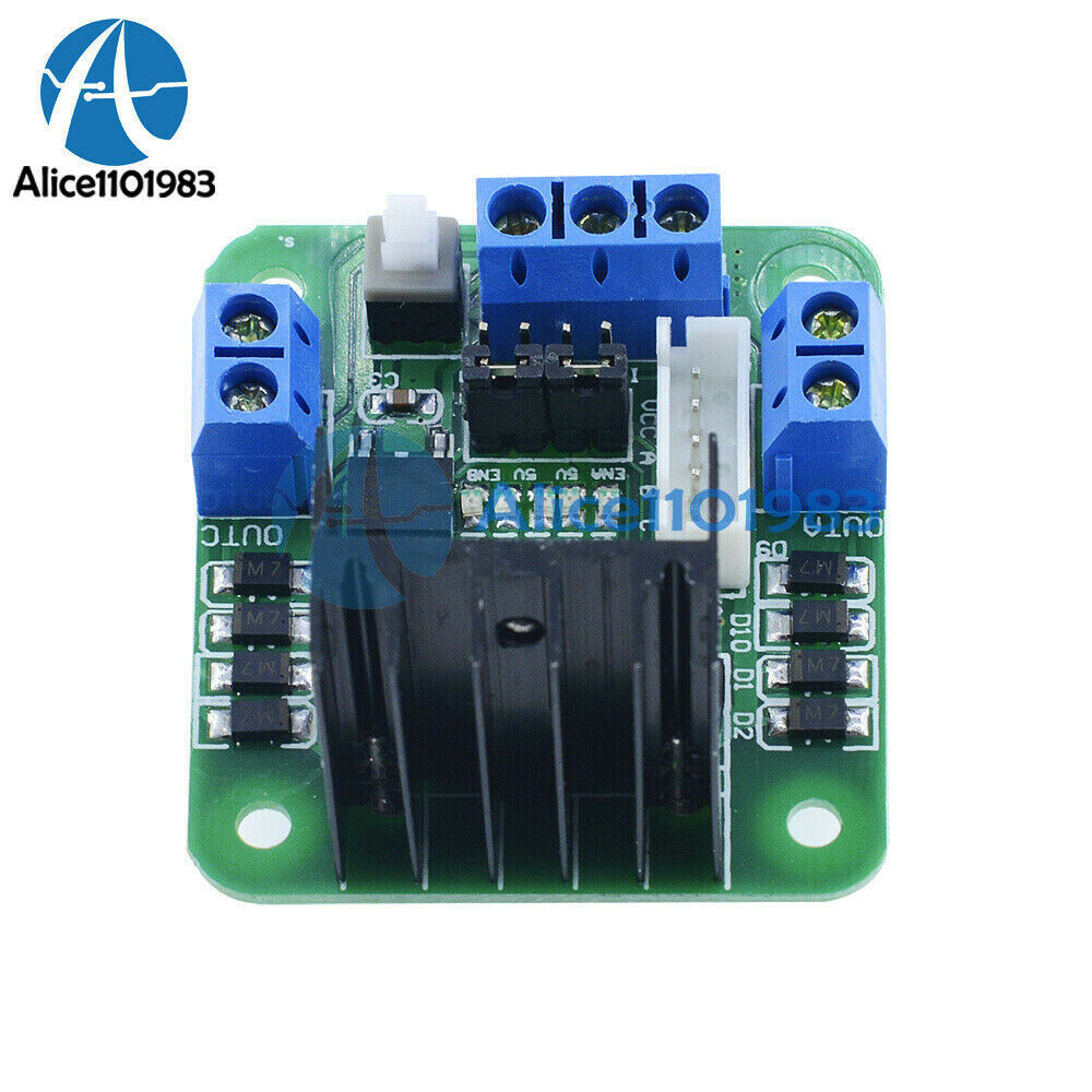 2PCS L298N Dual H-Bridge DC Stepper Motor Drive Controller Board for Arduino DIY