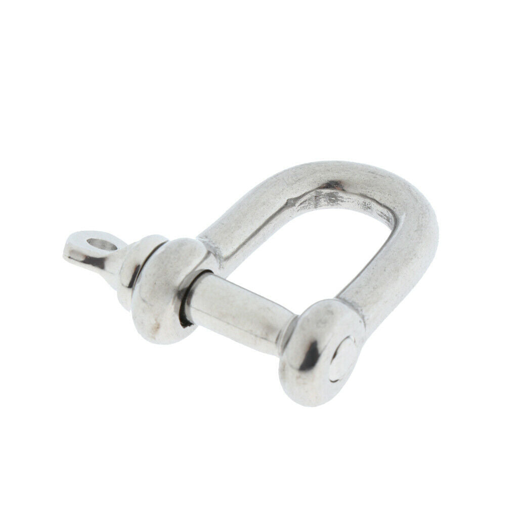 Set of 3 Stainless Steel D-Shackle Chain Shackle Rigging Fastener