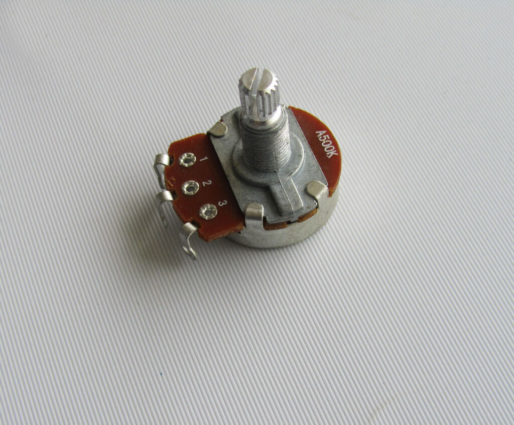 5x A500K Large Audio Electric Guitar Pots 18mm Long Shaft 500K Potentiometer