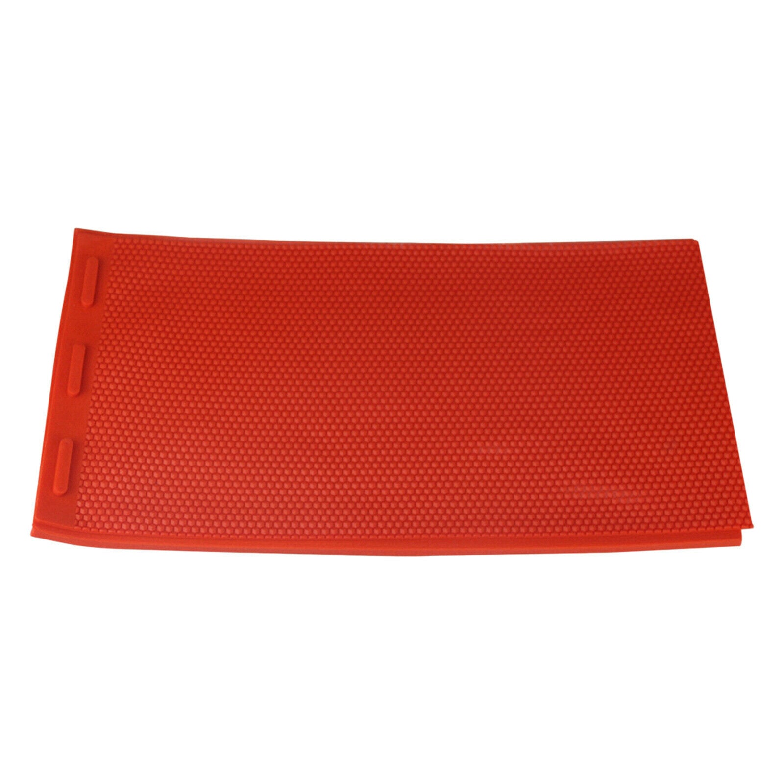 Bee Wax Foundation Silicone Mold Flexible Wax Coated for Beehives Orange