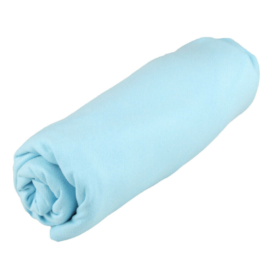 Soft Microfiber Quick Dry Towel Sports Bath Gym Travel Swim Light blue