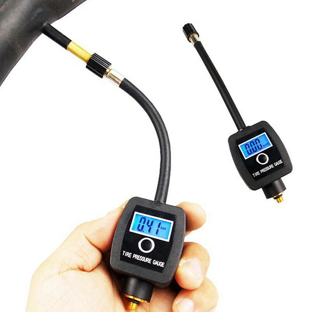 Tyre Pressure Gauge Checker Monitor Bike Vehicles Indicator 4 Units Pressure