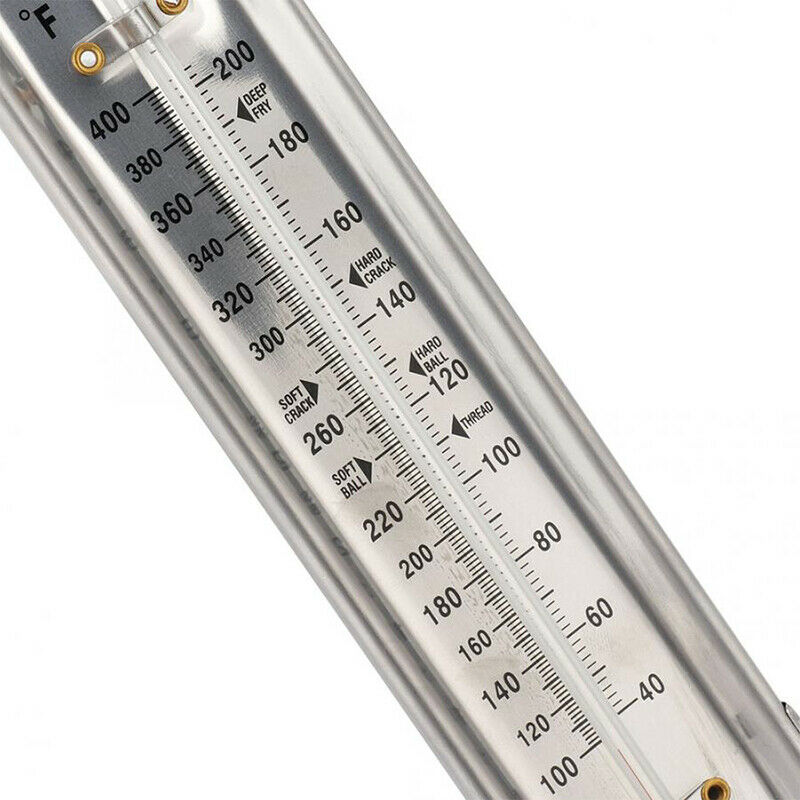Stainless Steel Kitchen Craft Cooking Thermometer For Sugar Candy Liquid