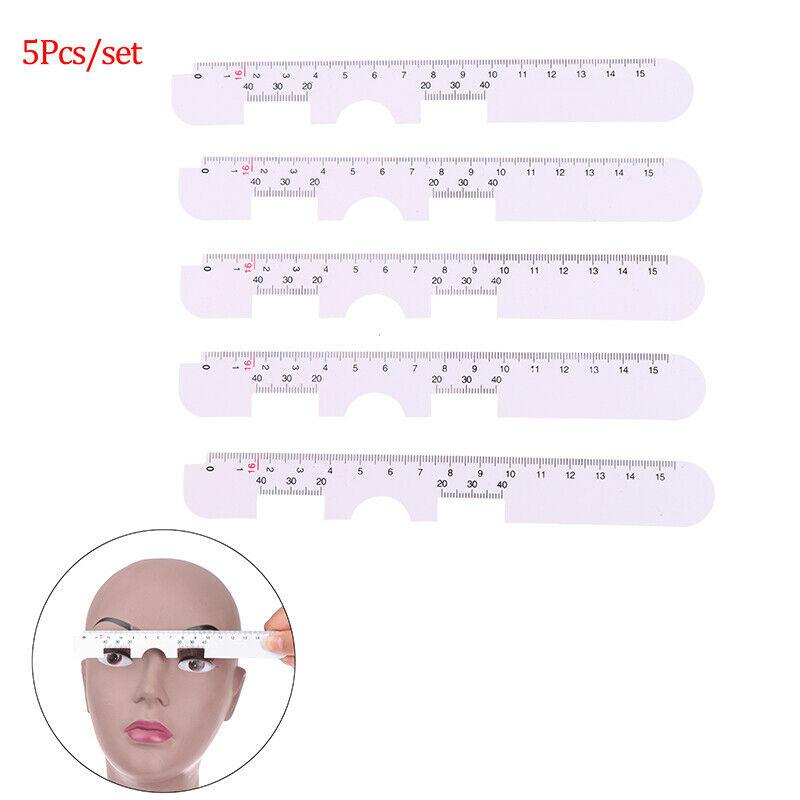 5Pcs Soft Measure Optical Vernier PD Ruler Pupil Distance Meter Eye Ophthal XC