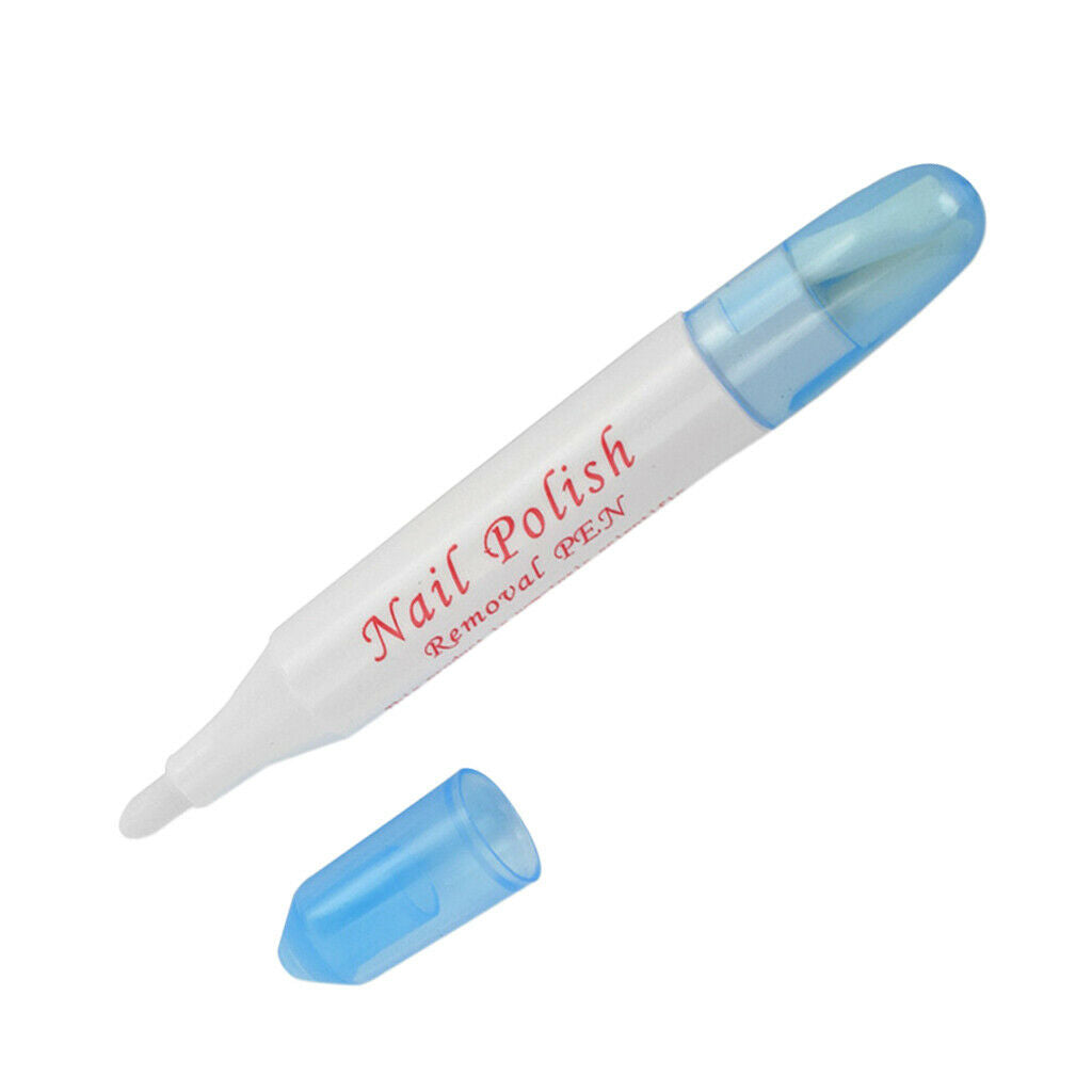 5pcs Nail DIY Remover Pen Color Nail Gel Polish Remover Corrector Pen with 15pcs