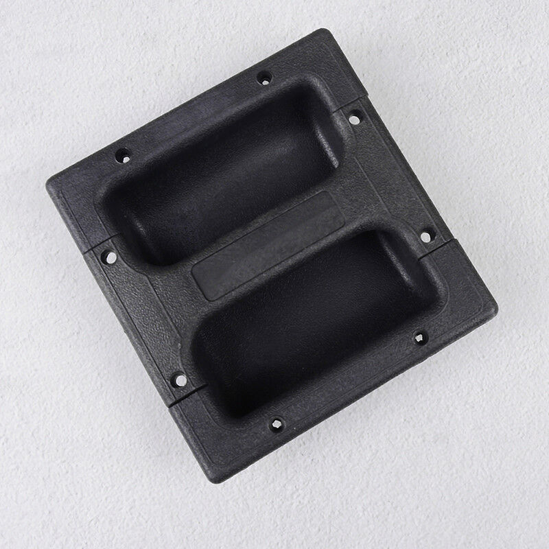 2x Black PP plastic recessed handle for guitar amp cabinet speaker 146*139mm  Xz
