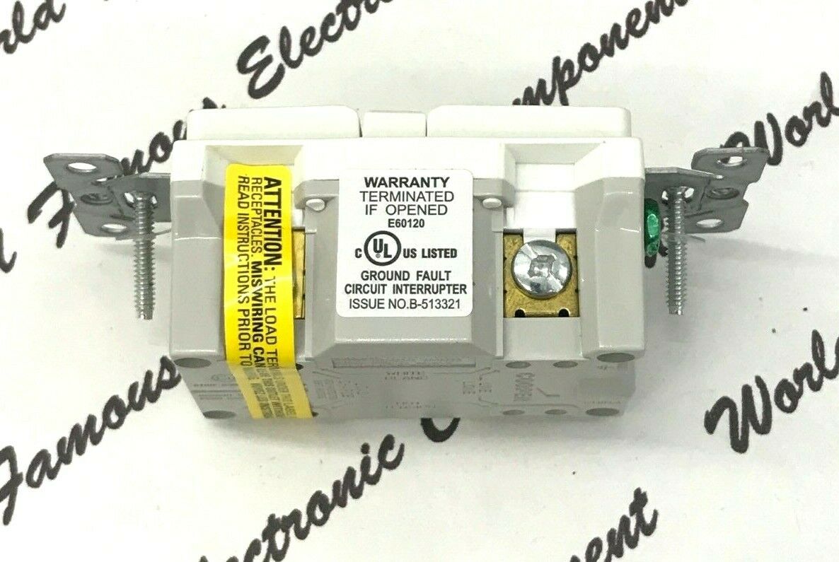 1pcs - COOPER VGF20W GFCI Duplex receptacle 20A-125V NEMA5-20R