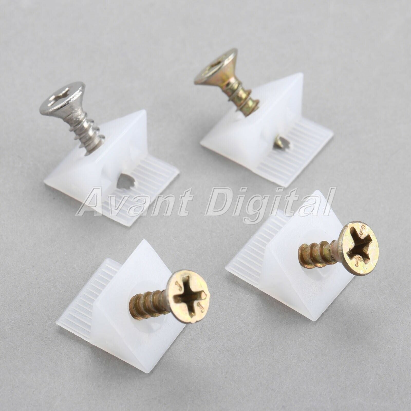 Plastic Furniture Cabinets Closets Back Panel Corner Brackets Block 50Pcs/Lot