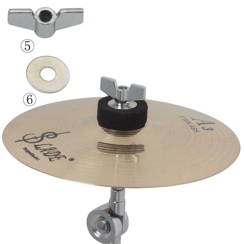 18 Pieces Accessories Cymbal Stand Sleeves Cymbal Felts With Cymbal Washer