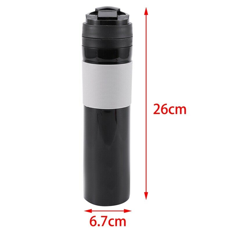 350Ml Portable French Pressed Coffee Bottle Coffee Tea Maker Coffee Filter BotO6
