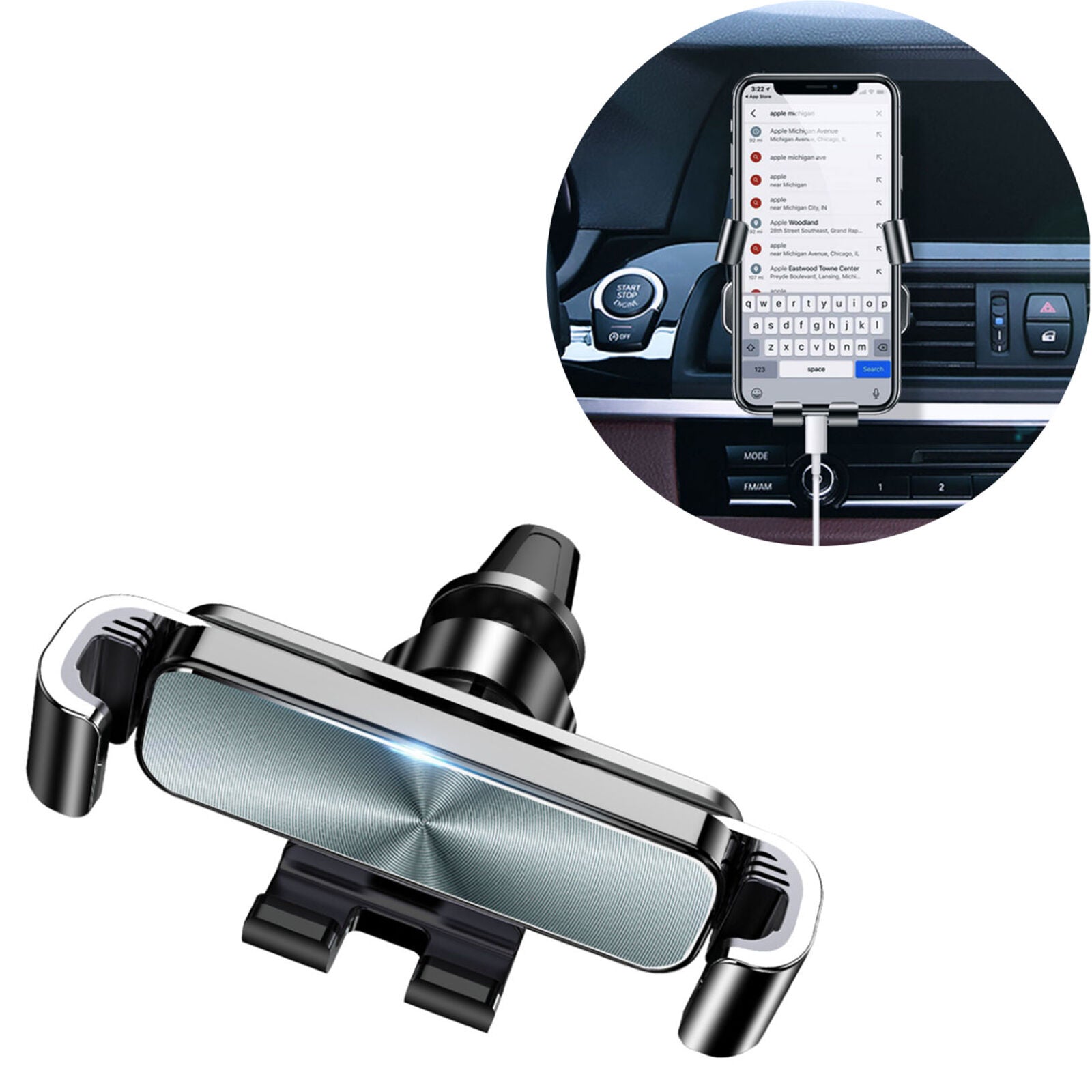 Universal Car Cell Phone Bracket Ventilation Ventilation Smartphone Car Holder
