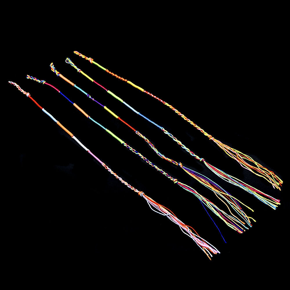 Wholesale 10pcs String Lucky Colorful Friendship Braid Strand Handmade Bracelets