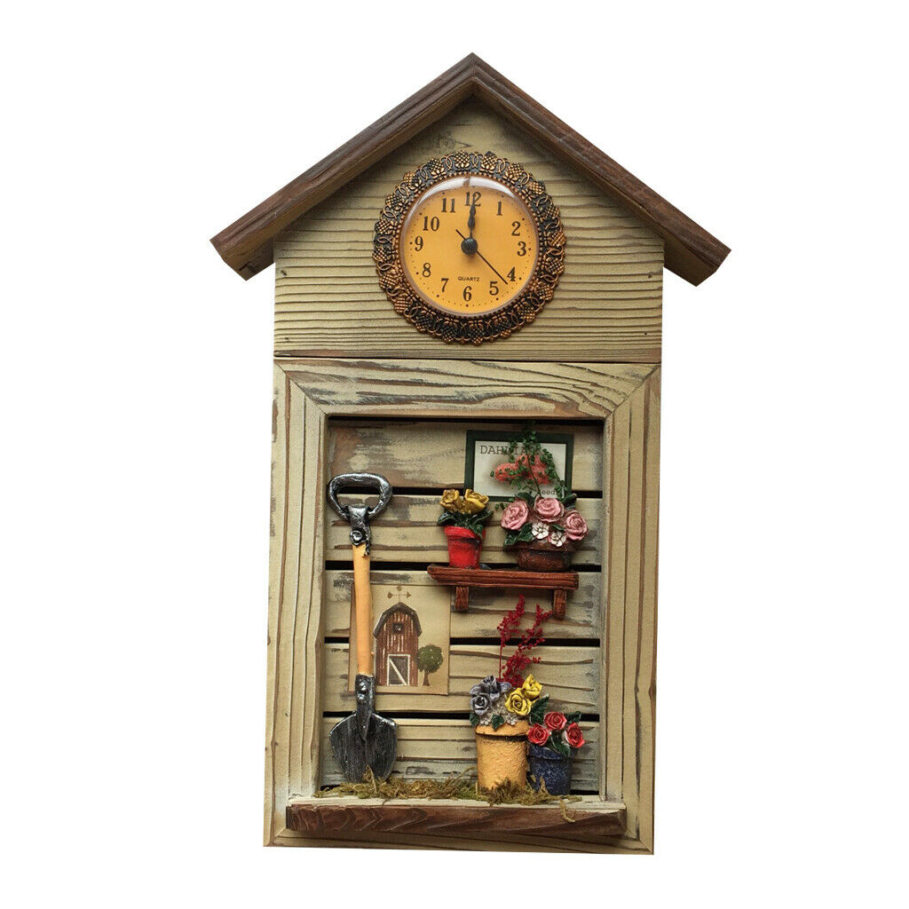 Wooden Handicraft Key Storage European Style Wooden Keys Box Decoration C