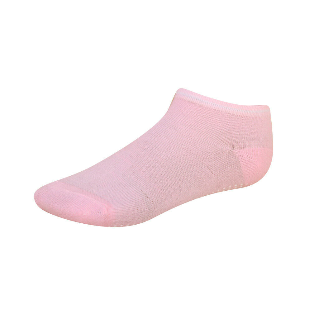 2 Pairs Women Non Slip Massage Granule Yoga Socks - Pink