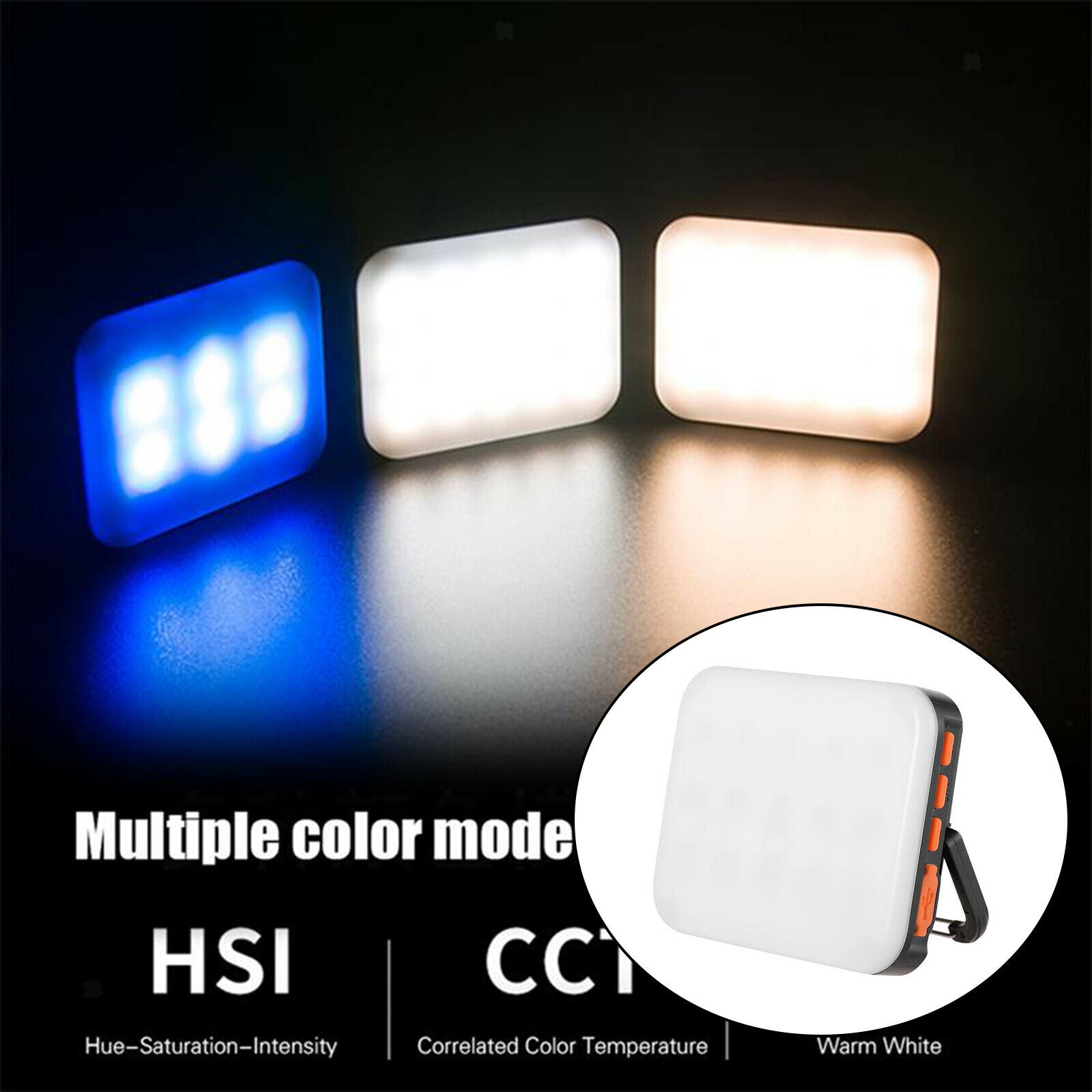 Small RGB Camera Video Light Photography LED Lamp Panel Light