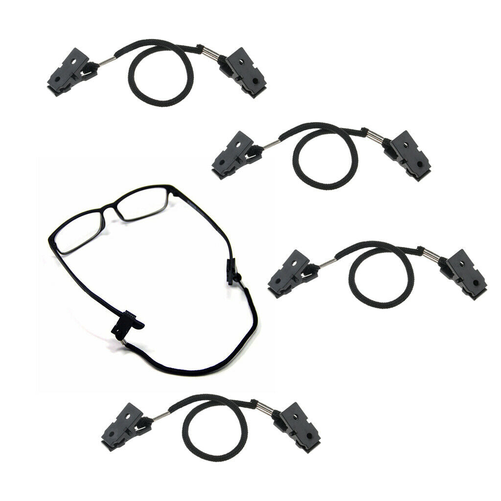 5pcs Hat Retainer Clip   Eyewear Retainer Strap Hat Holder Cord Cycling