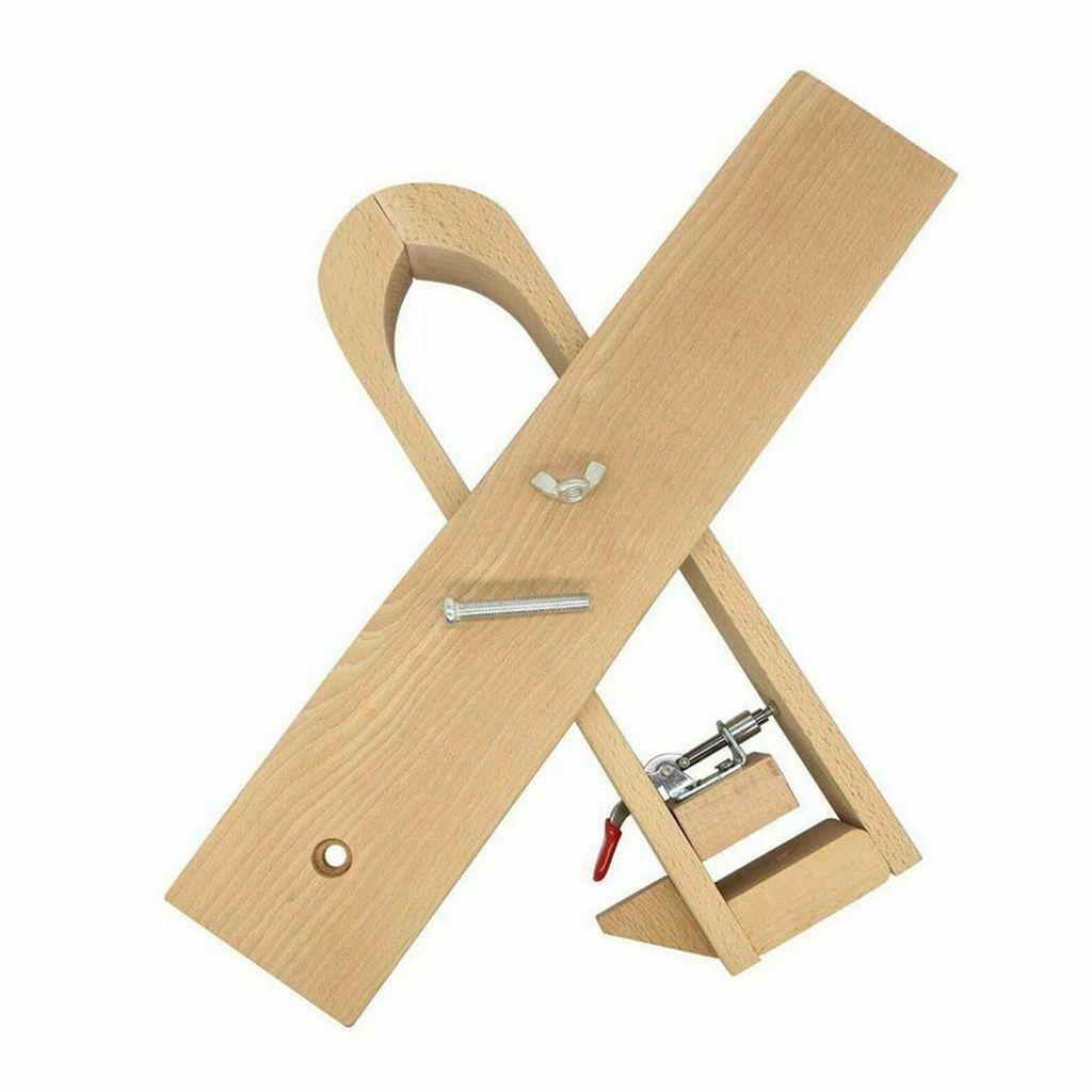 Heavy Duty Solid Wood Leather Sewing Clamp for Securely Holds