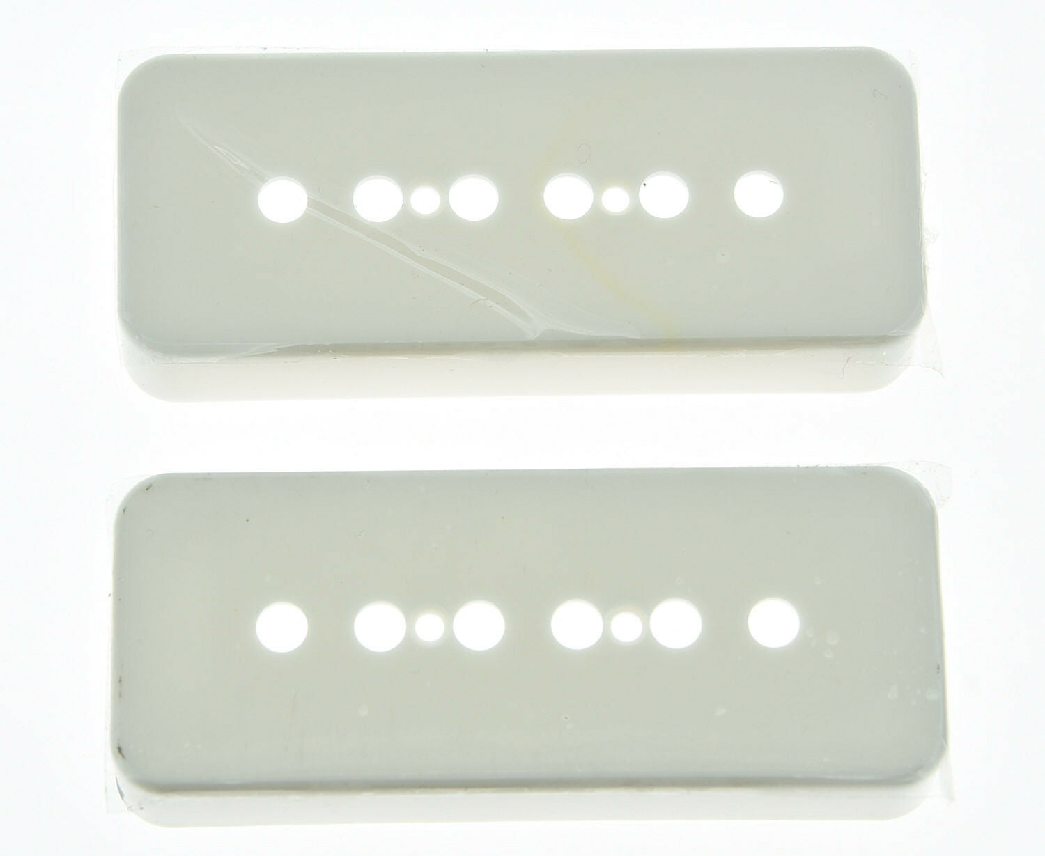 5 Sets White P90 Guitar Pickup Covers Soapbar Pickup Cover fits Les Paul Guitars