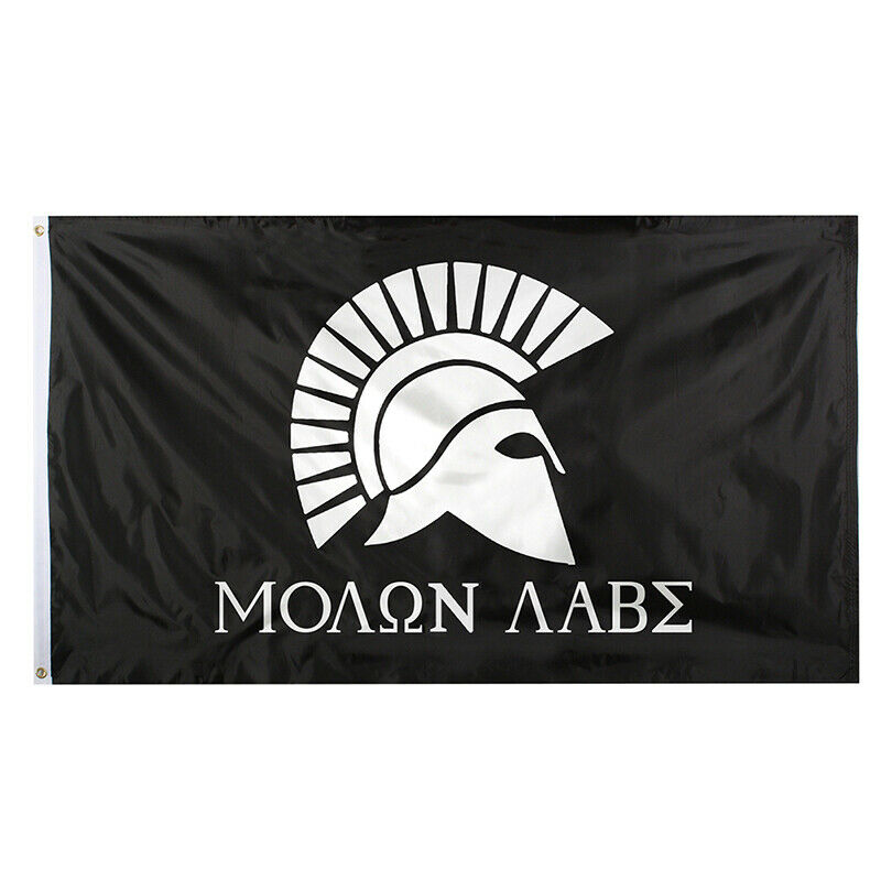 Hanging 90*150cm Come and Take it Greek Spartan Molon Labe Flag Decor 3x5 ZB Qx