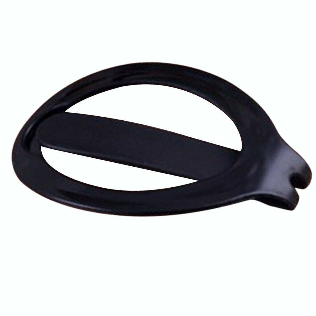 2 Pieces Women Plastic Hair Updo Clip Bun Maker Barrette Styling Tool Black