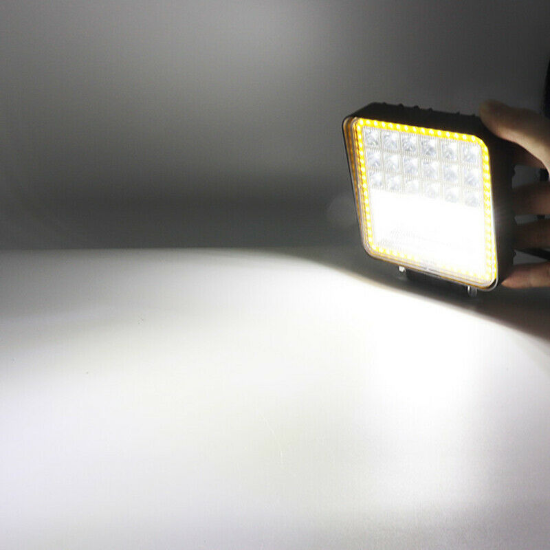 126W Led Work Light Off-Road Headlight 9V-36V Spot Light Tractor Truck Excavator