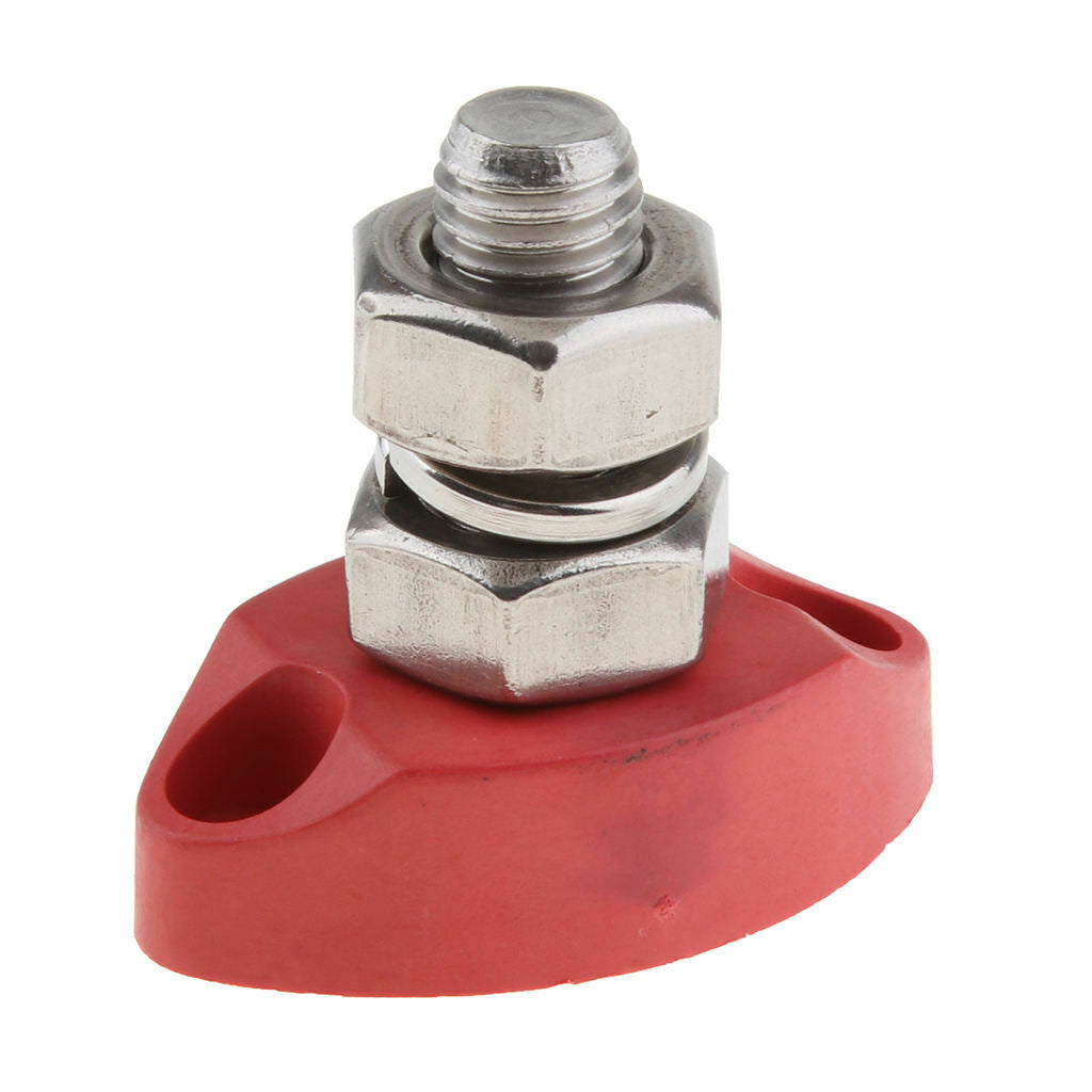 1 piece terminal block Red Terminal Block Power Post Insulated